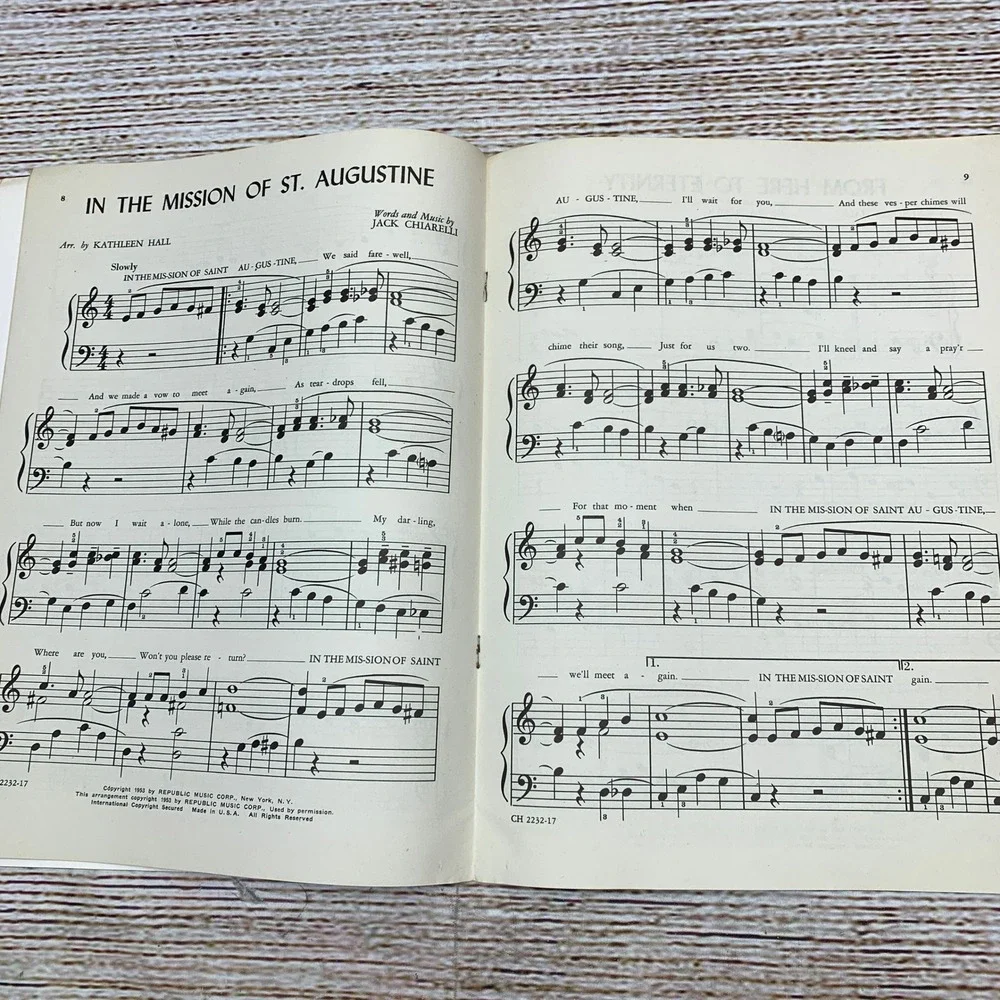 Jumbo Note Current‎ Pops For Piano Sheet Music Chas Hansen Music Corp 1953